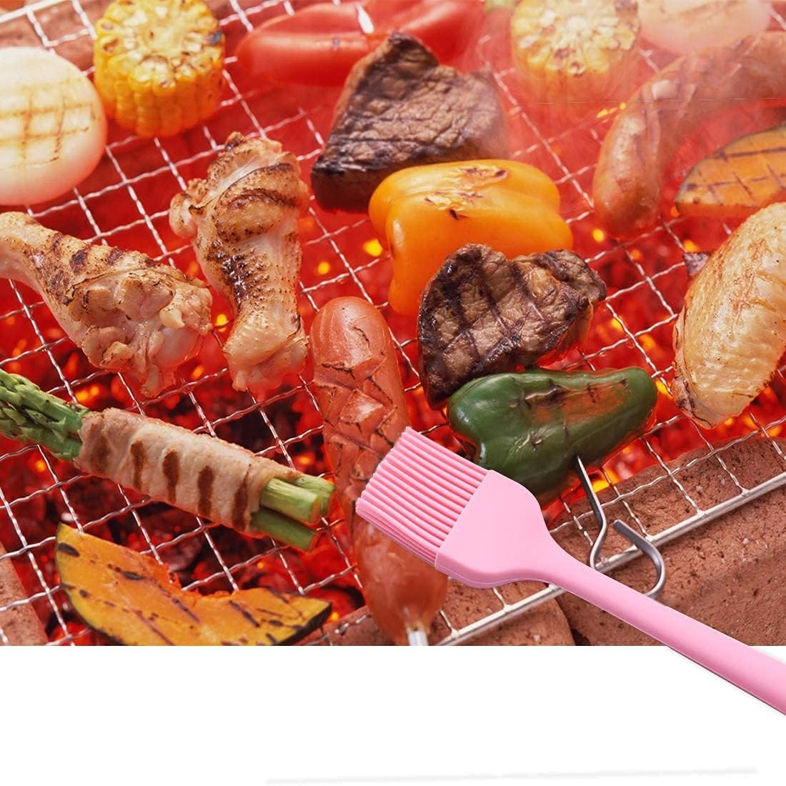 Kitchen Utensils Set-5 Pieces Silicone Cooking Utensils Set Kitchenware Non-Stick & Heat Resistant for Cooking Baking and Mixing Heat Resistant 450ºF (Red)
