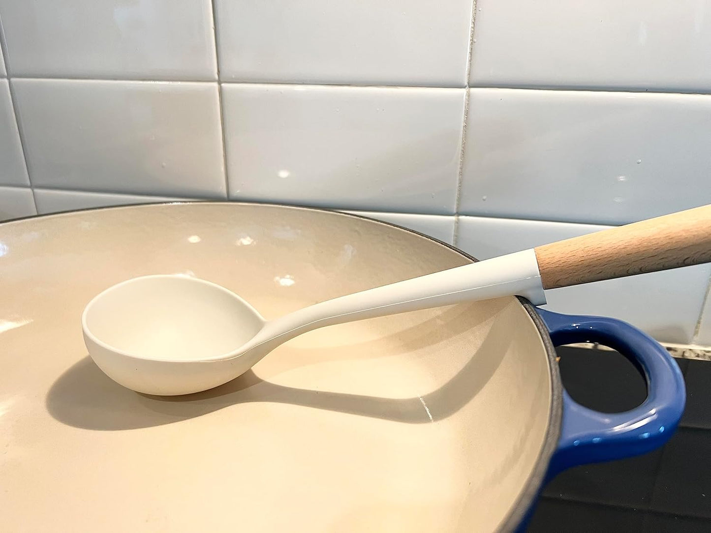 Silicone BPA-Free Cooking Utensils Set - Heat Resistant Silicone Kitchen Utensils with Beech Wooden Handles, Spatula Set, Kitchen Utensil Gadgets Sets for Non-Stick Cookware, Eco-Friendly